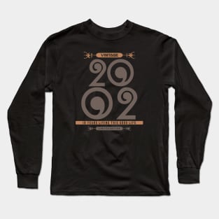 18th Birthday T-Shirt - Vintage 2002 Long Sleeve T-Shirt